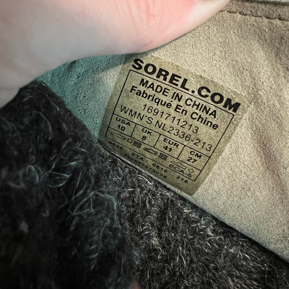 Sorel Joanie Sweater Wedge Boots - Picture 6 of 8